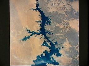 Nile River in Lake Nasser