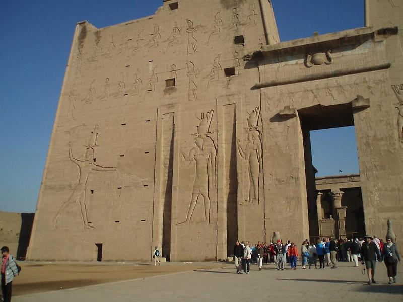 Left Pylon, Temple at Edfu