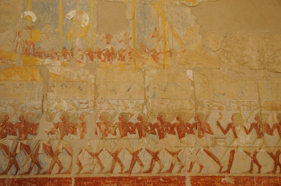 Mortuary Temple of Hatshepsut - Expedition to the Land of Punt