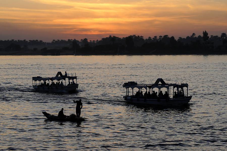 The Nile at Sunset near Luxor