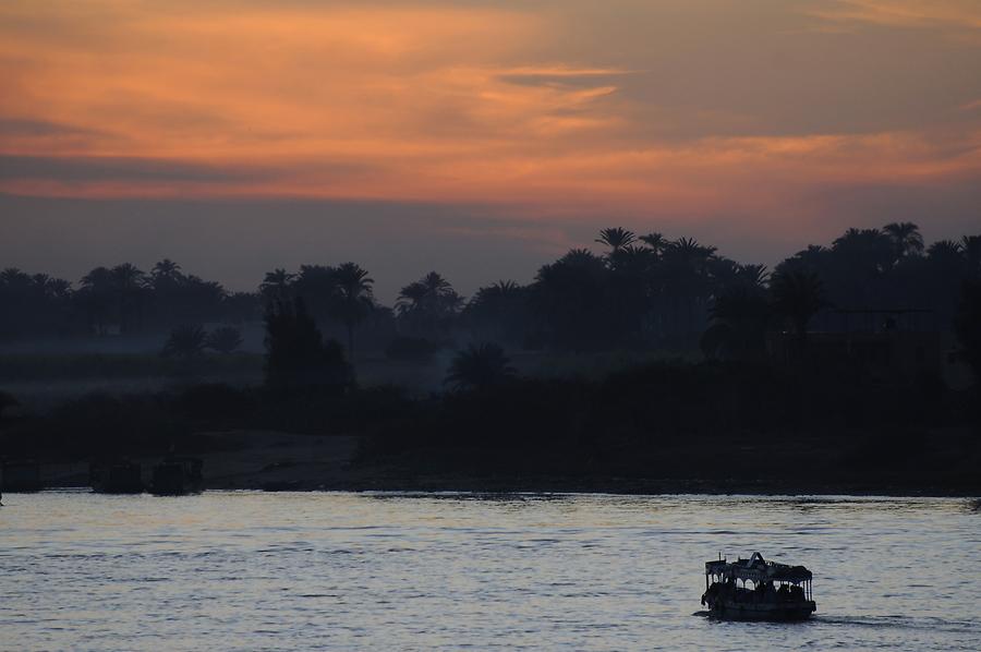 The Nile at Sunset near Luxor