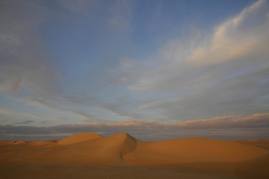 Libyan Desert at Sunset