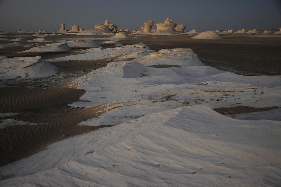 White Desert at Sunrise