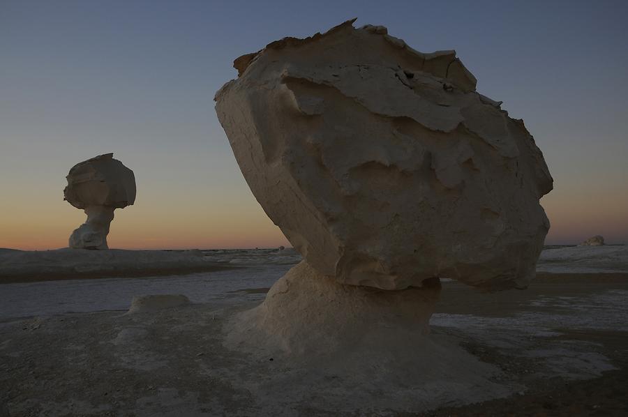 White Desert at Sunrise
