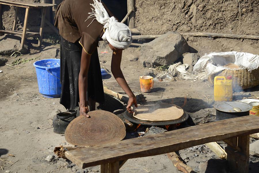 Preparation of Injera