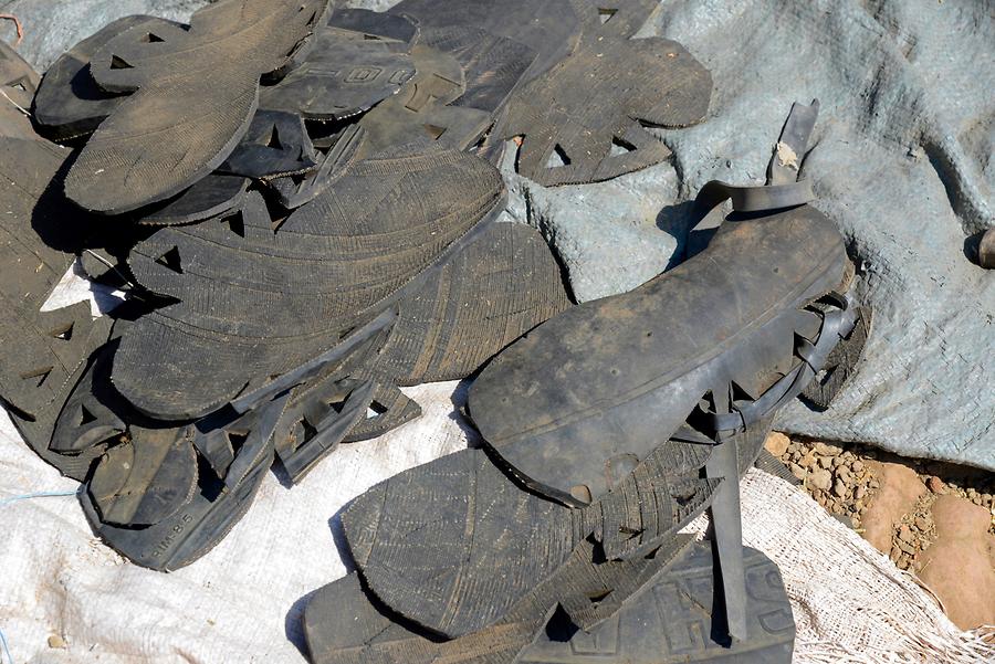 Lalibela - Shoe Market