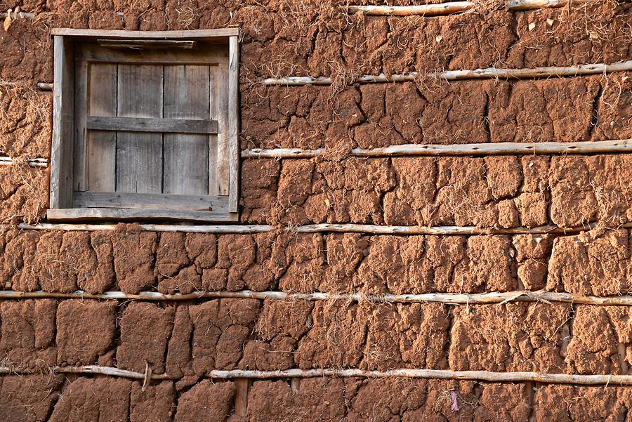 Sidama People - Hut; Detail