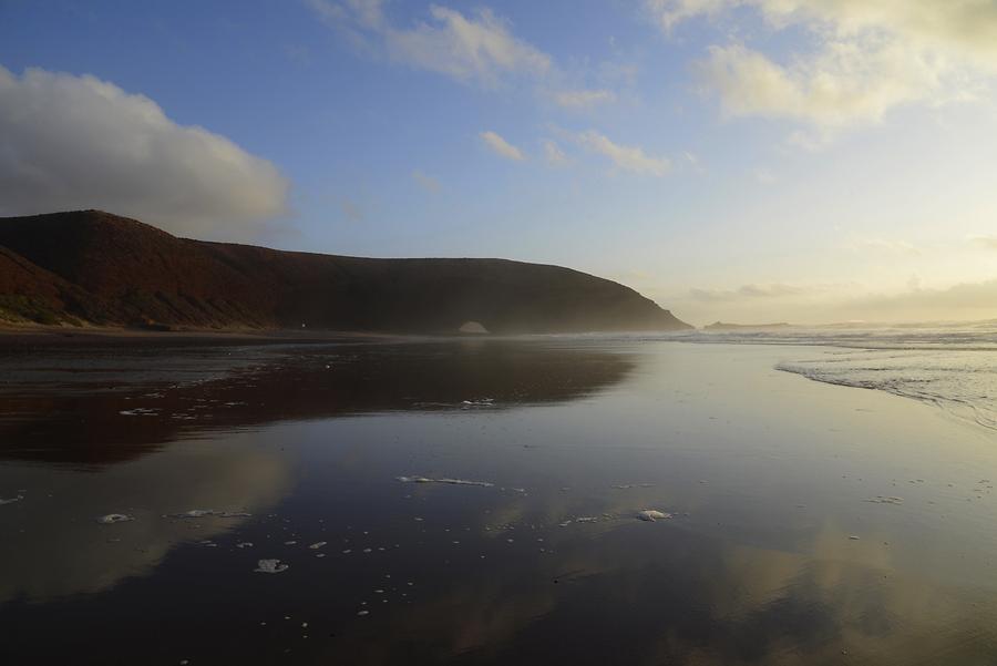 Legzira - Sand Beach at Sunset