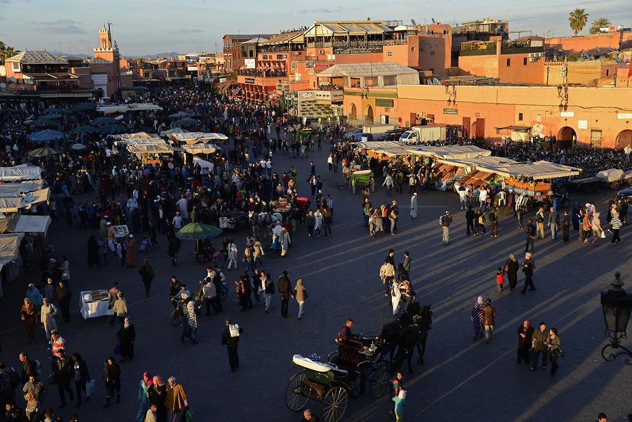 Marrakech - Djemaa el-Fnaa at Sunset