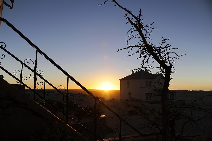 Sunset at Kolmanskop