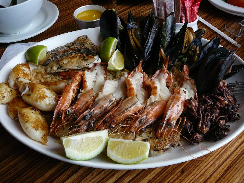 Seafood platter