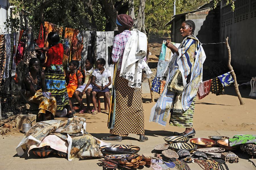 Curio Market Victoria Falls