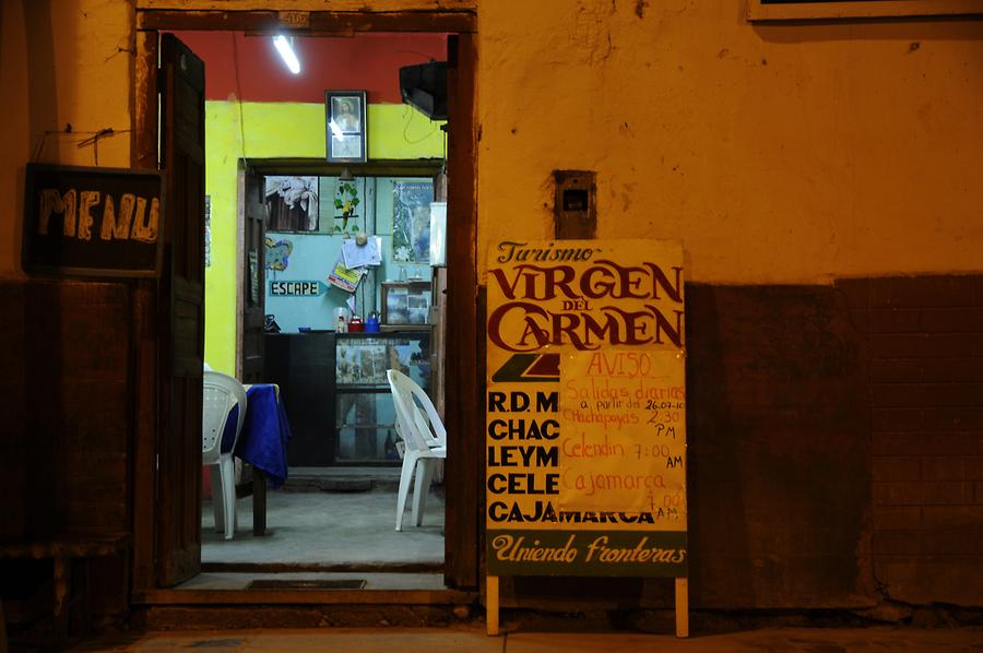 Leimebamba at Night - Restaurant