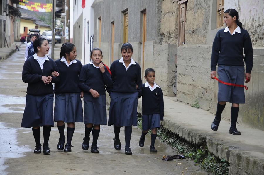 Pupils in School Uniform