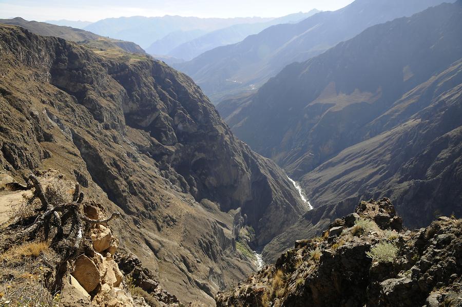 Overlooking the Colca Canyon