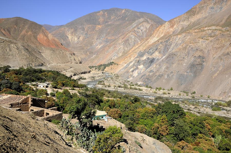 Rio Santa Canyon near Huallanca