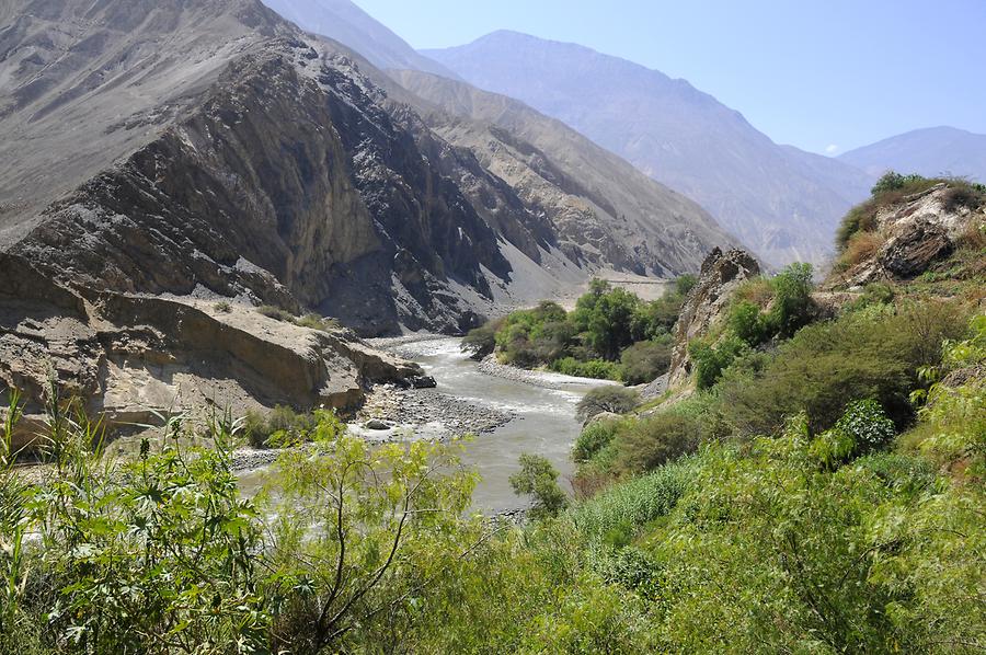 Rio Santa Canyon near Huallanca