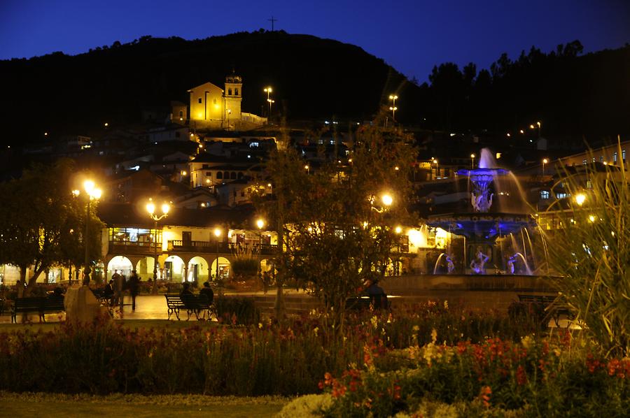 Plaza de Armas at Night