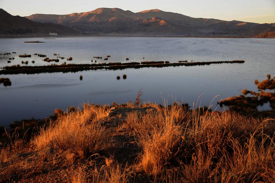 Sunrise on Lake Titicaca