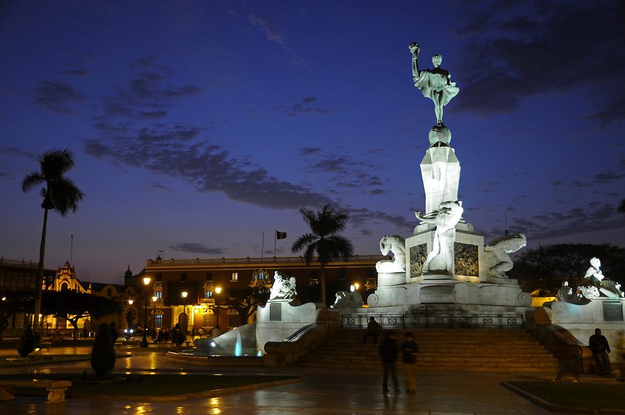 Plaza de Armas at Night