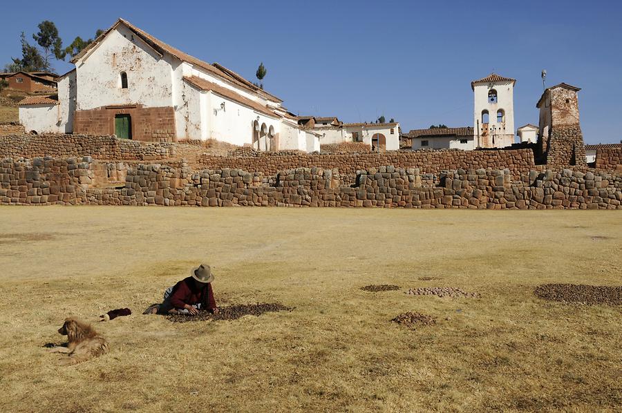 Chinchero - Terraces; Potato Harvest