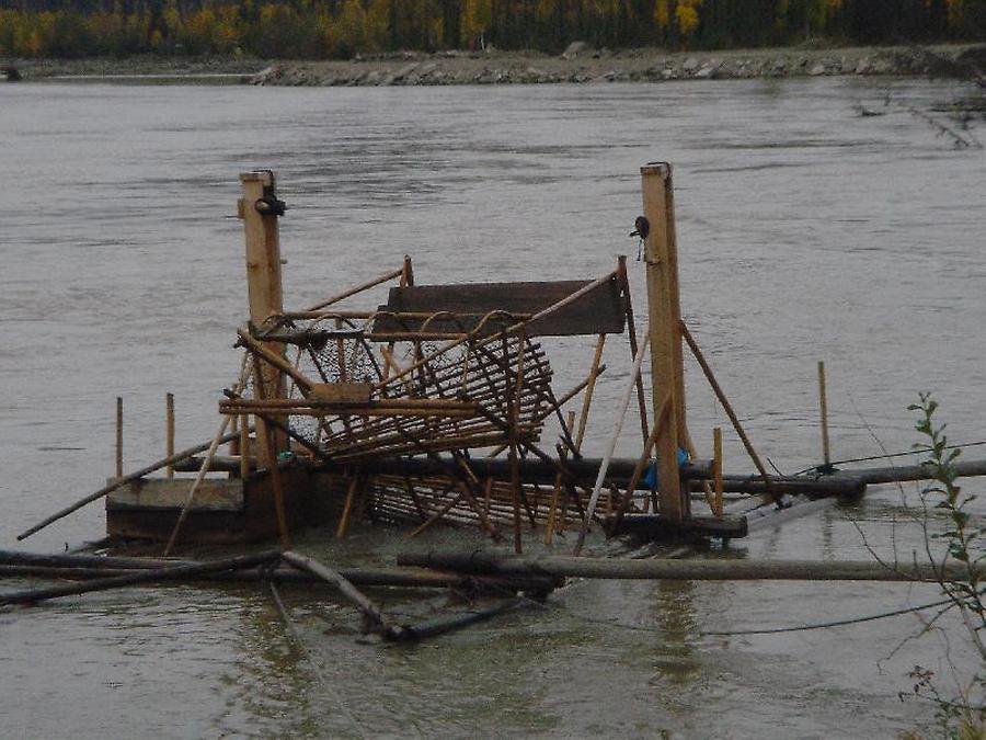 Salmon catcher, Photo: H. Maurer, 2005