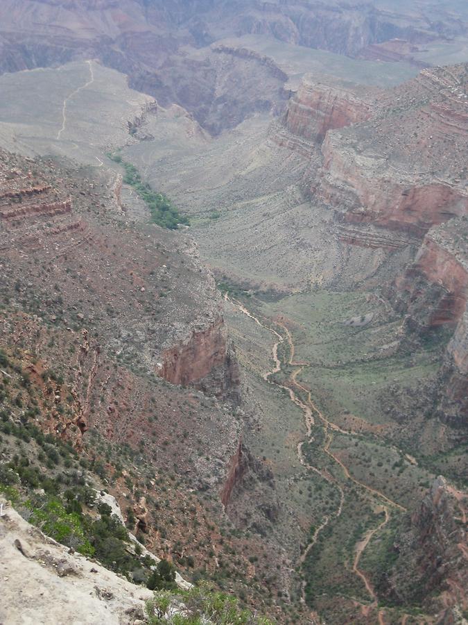 Grand Canyon South Rim Bright Angel Trail & Indian Village