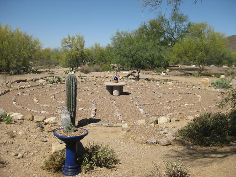 Tucson Cat Mountain Lodge Labyrinth