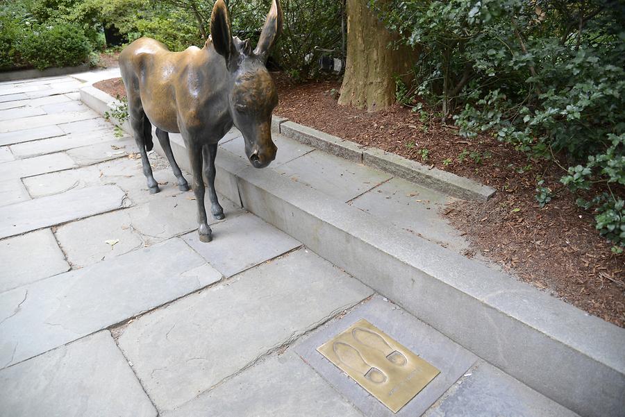 Old City Hall - Donkey, Signifying the Democratic Party