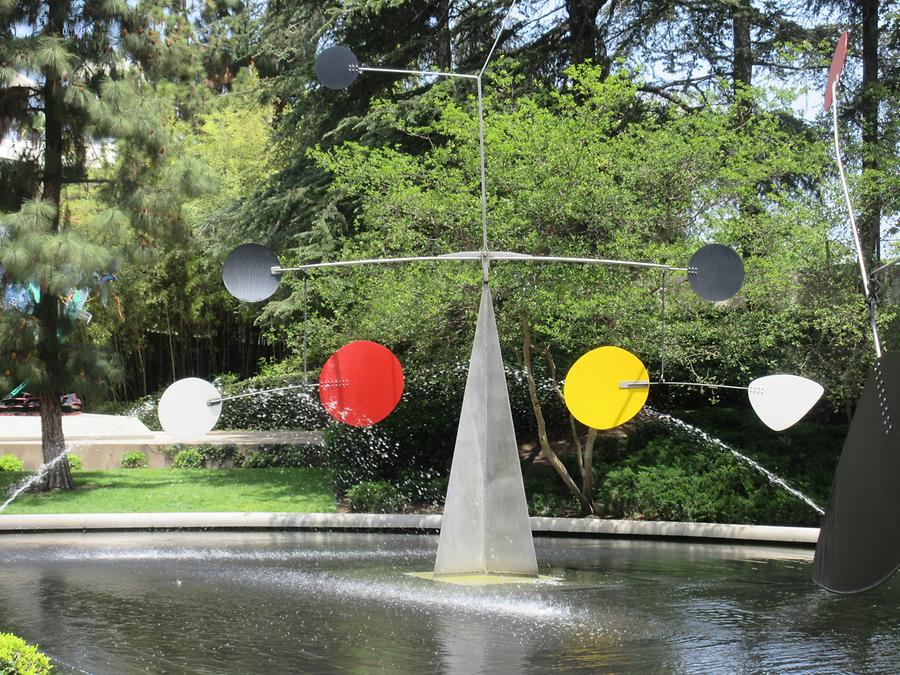 LACMA - Sculpture Garden - 'Three Quintains' by Alexander Calder 1964