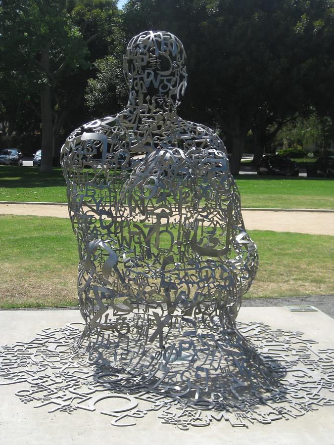 Beverly Hills Beverly Gardens Park Endless by Jaume Plensa