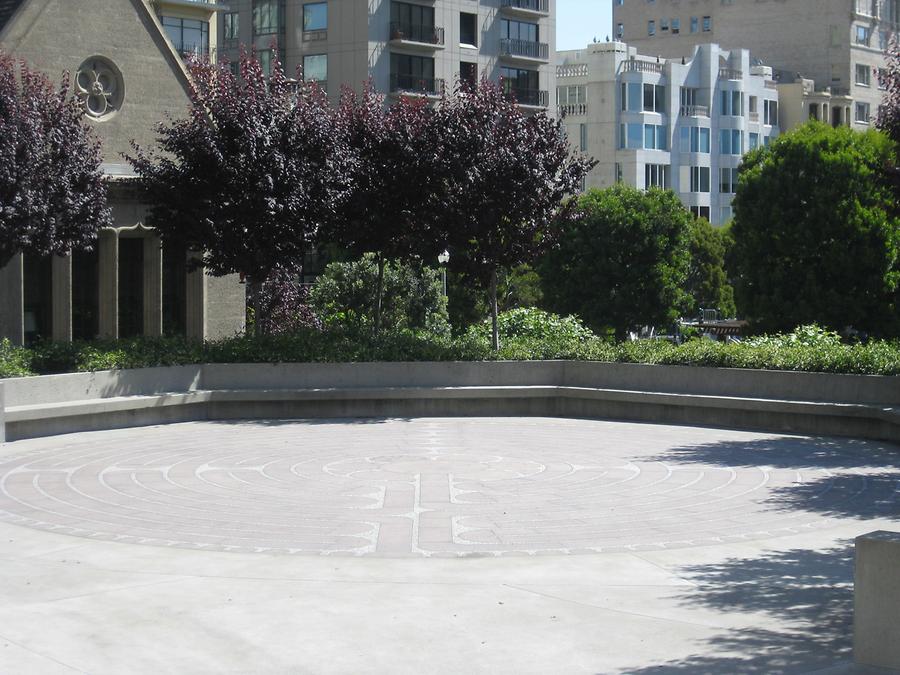 San Francisco Grace Cathedral Outdoor Labyrinth