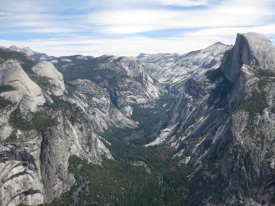 Yosemite National Park Glacier Point Half Dome & Tenaya Canyon