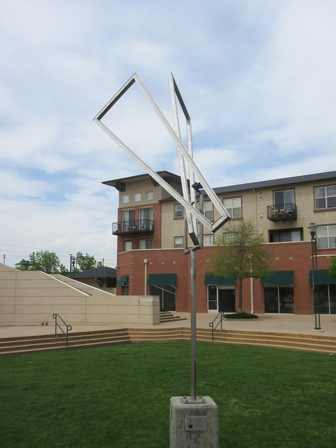 Englewood - Museum of Outdoor Art - 'Two Open Trapezoids' by George Rickey 1978