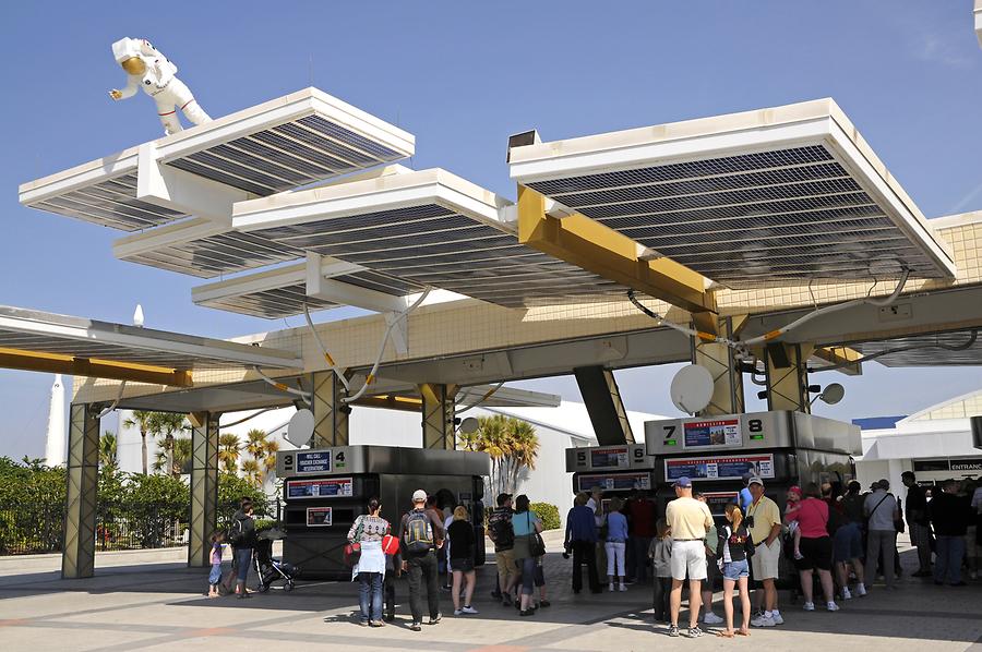 Kennedy Space Center Visitor Complex - Entrance