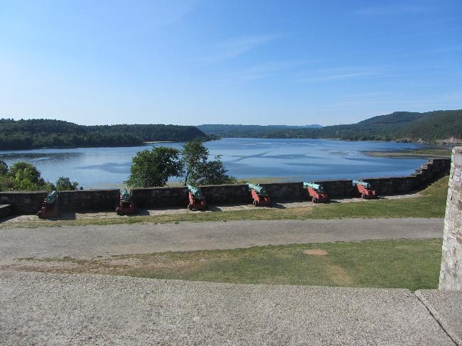 View from battlements