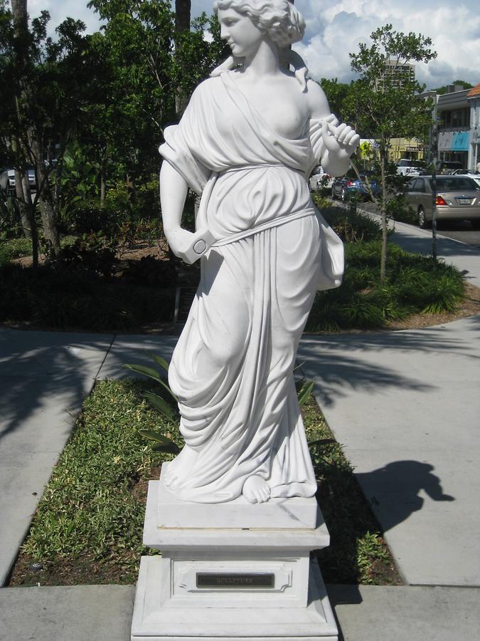 Sarasota Saint Armand&#39;s Circle Seven Virtues Statue Sculpture