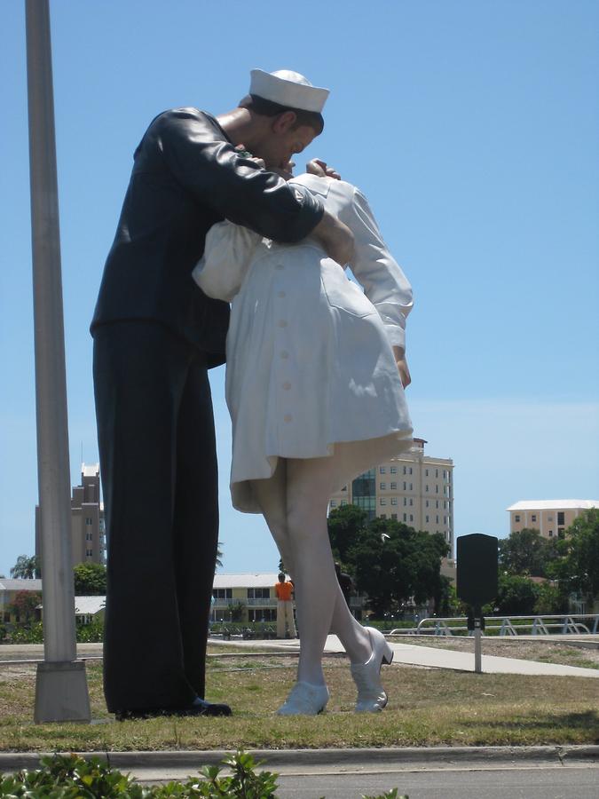 Sarasota Unconditional Surrender Sculpture