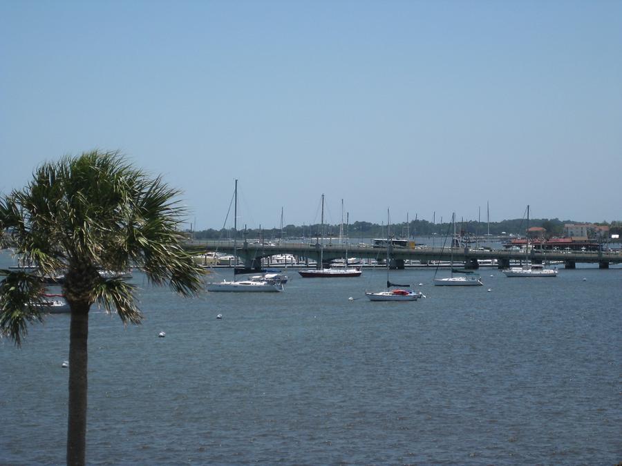 St. Augustine Castillo de San Marcos view to the Atlantic Ocean