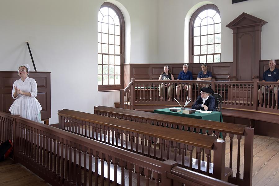 Colonial Williamsburg - Courthouse; 'Trial'