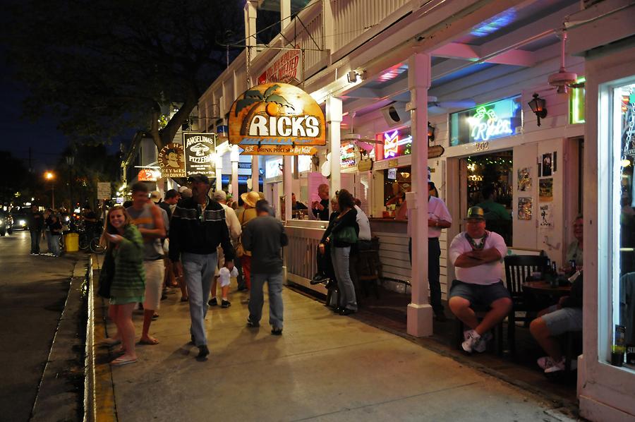 Key West - Duval Street at Night