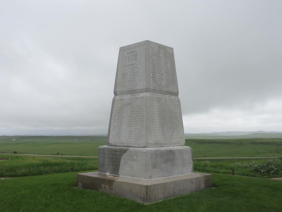 Little Bighorn Battlefield National Monumnet - 7th Cavalry Monument