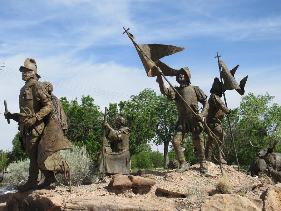 Albuquerque - Albuquerque Museum of Art - 'La Jornada' by Reynaldo Rivera and Betty Sabo 2005