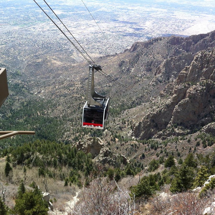 Albuquerque Sandia Peak Aerial Tramway (1) New Mexico Geography