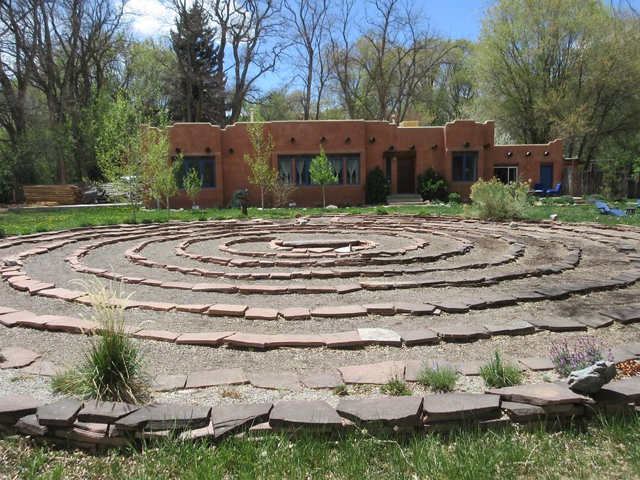 Ranchos de Taos - Adobe & Pines Labyrinth