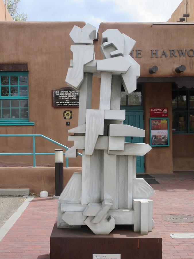 Taos - The Harwood Museum of Art - 'Manhattan Totem' by Bill Barrett 1972