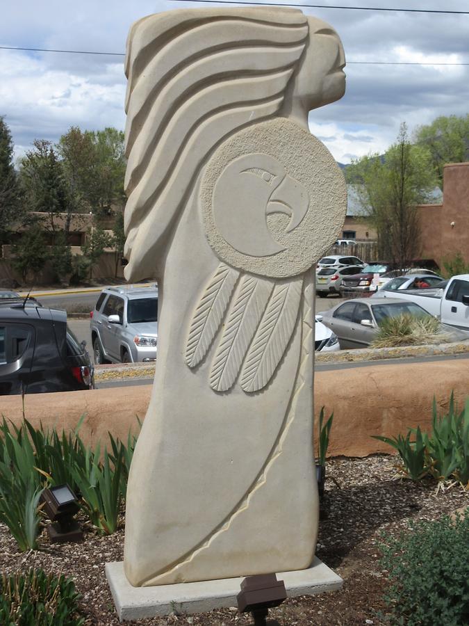 Taos - The Harwood Museum of Art - 'Po'pay' by John Suazo 2006