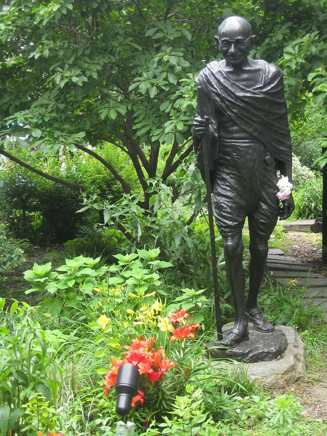 NYC Union Square Gandhi Statue