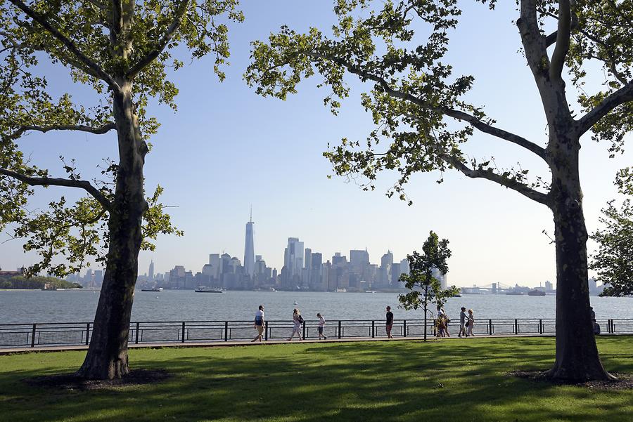 Financial District seen from Ellis Island