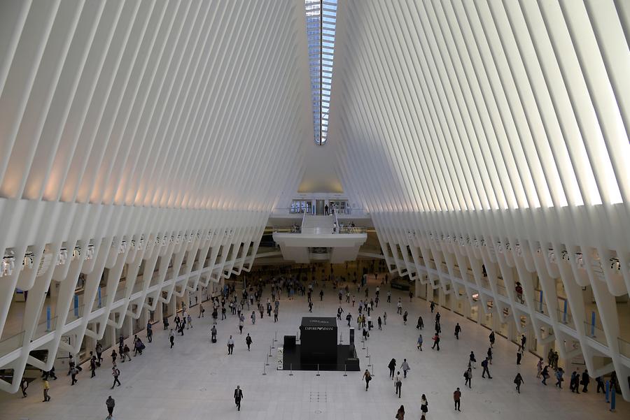 Westfield Trade Center - Oculus Station House; Inside